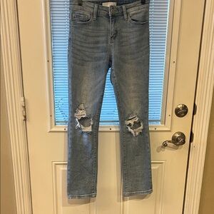 Vervet Women's Light Blue Straight Leg Jeans Sz 25